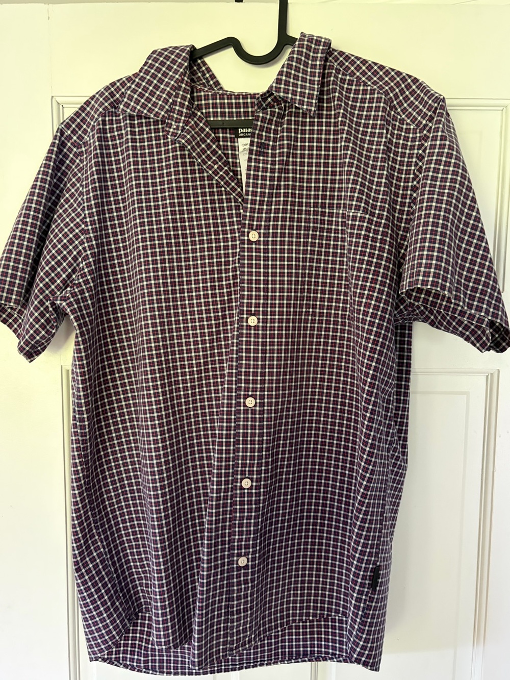 Patagonia Men's Short-Sleeve Plaid Button-Up Shirt
